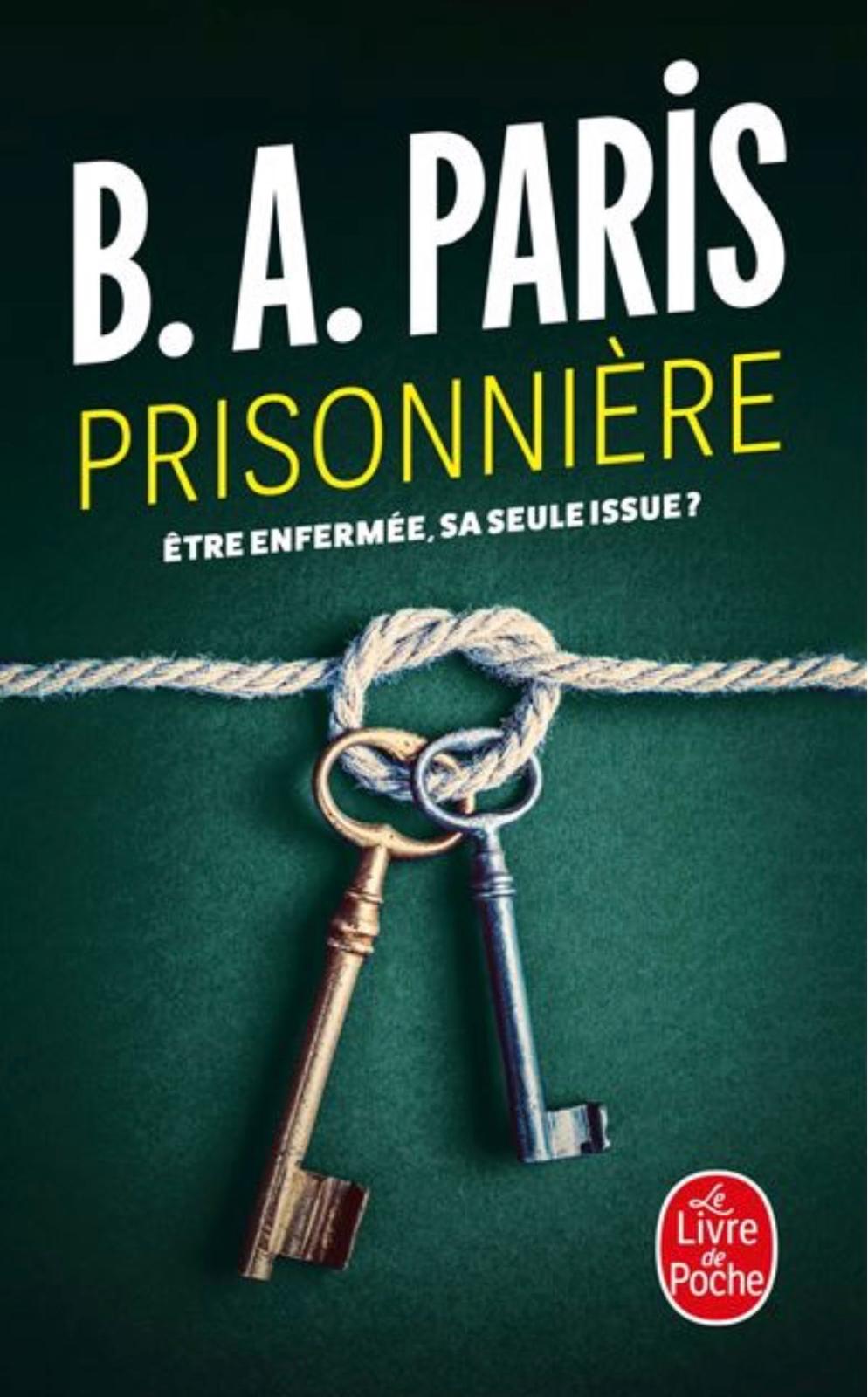 Couverture de Prisonnière
